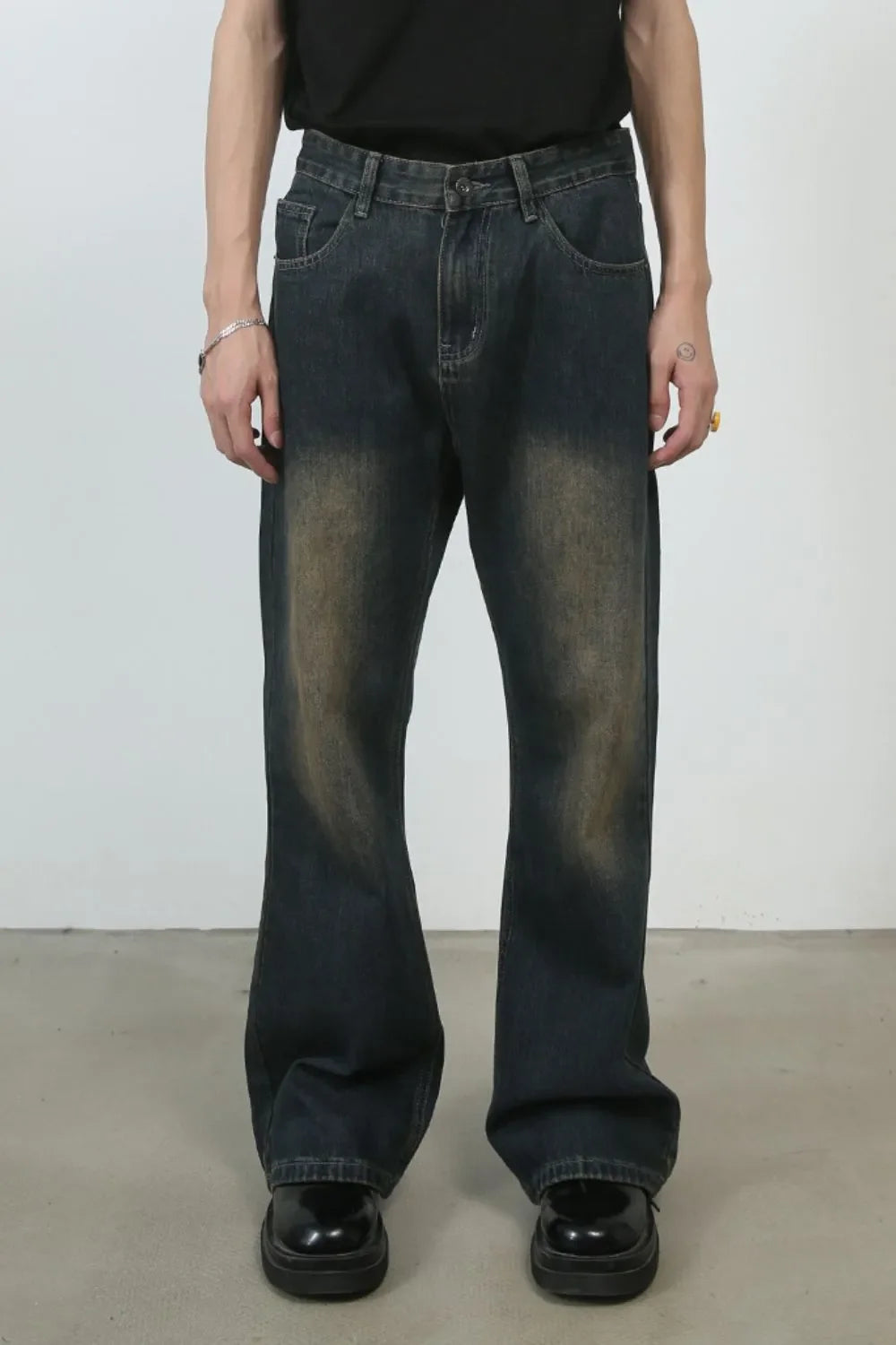 Men's Bootcut Baggy Jeans