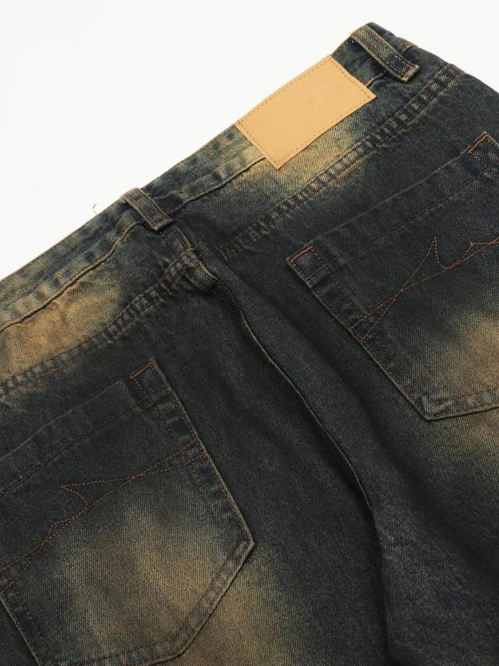 Men's Washed Flare Jeans