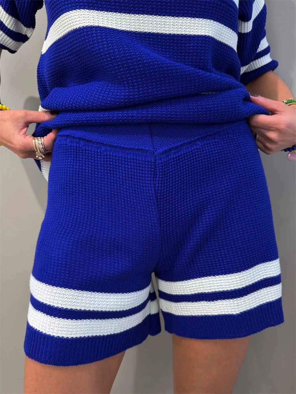 Brasil Two-Tone Top and Shorts Set