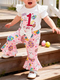 Children's My 1st Easter Top and Pants Set with Headband