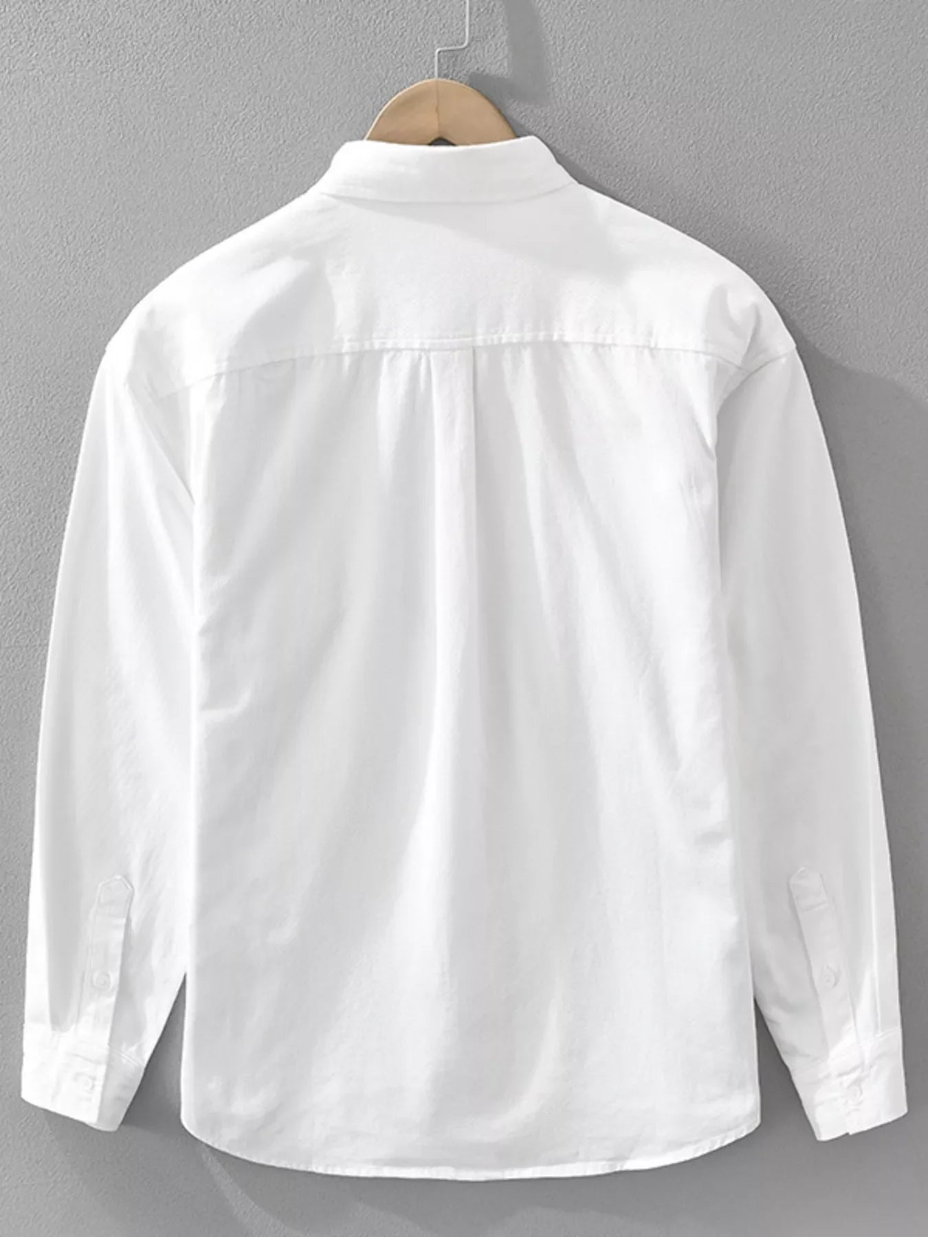 Men's Plus Size Button Up Long Sleeve Shirt