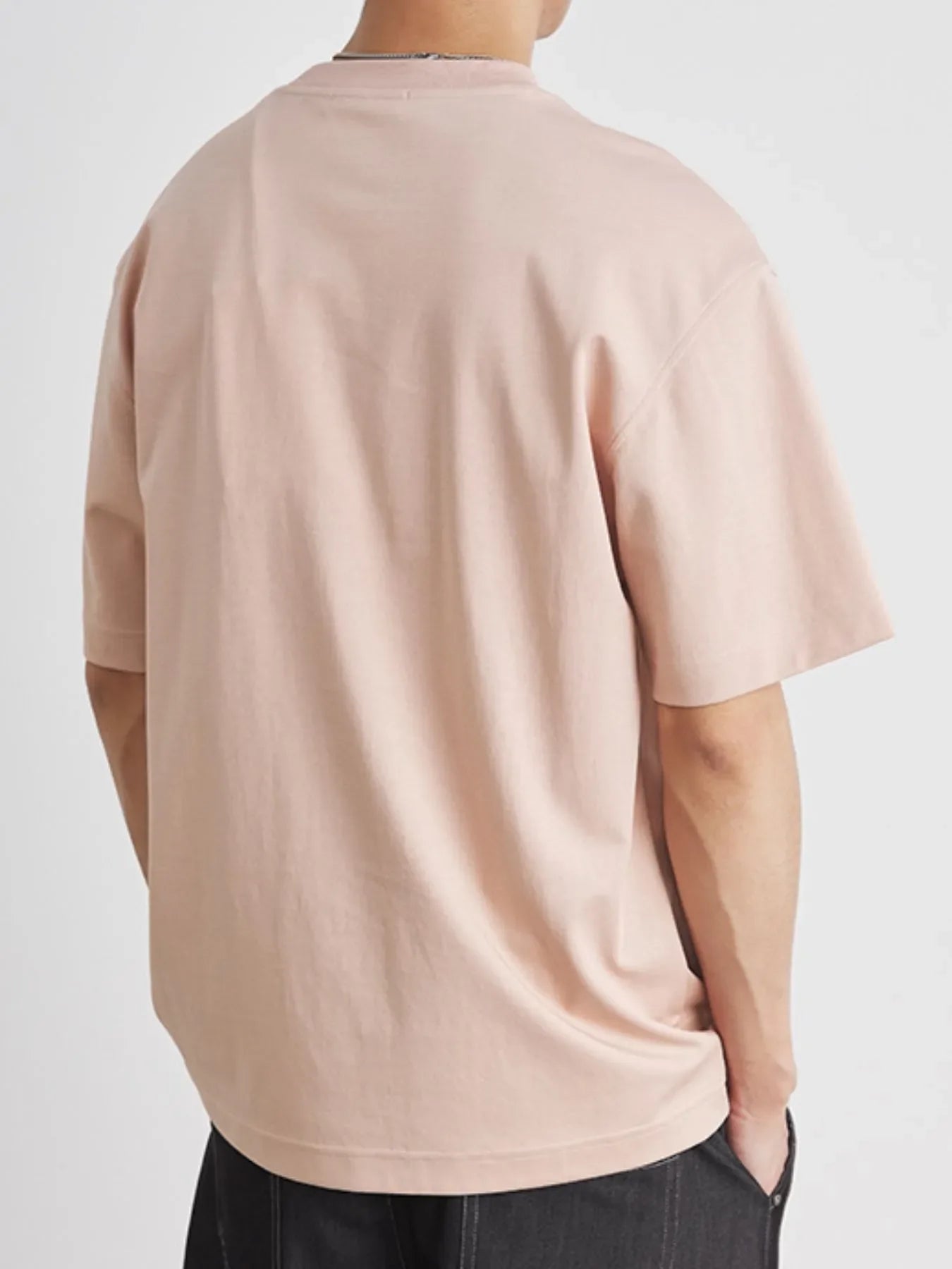 Men's Plus Size Round Neck Short Sleeve T-Shirt
