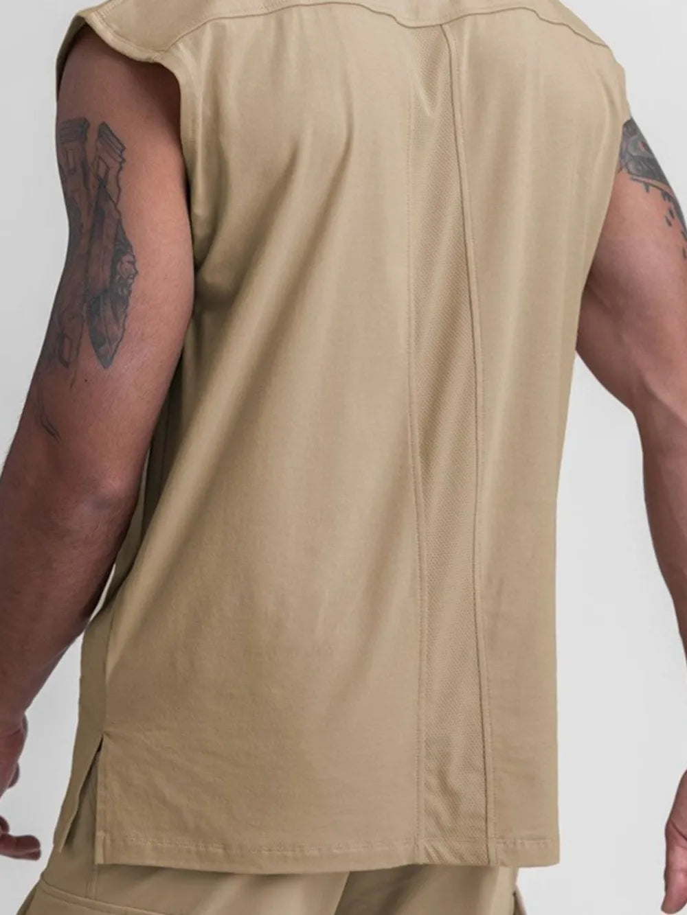 Men's Plus Size Round Neck Tank