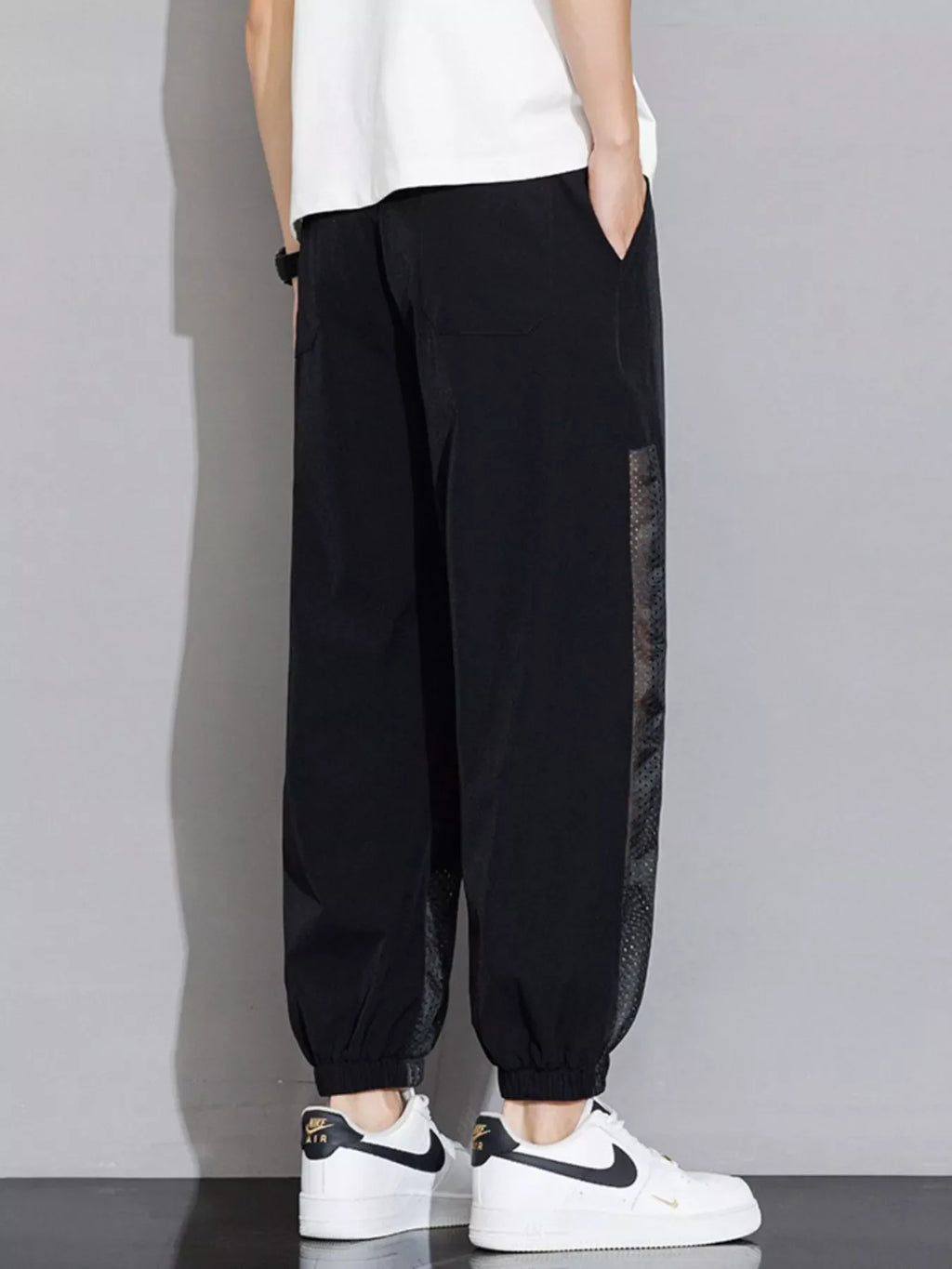 Men's Plus Size Wide Leg Pants