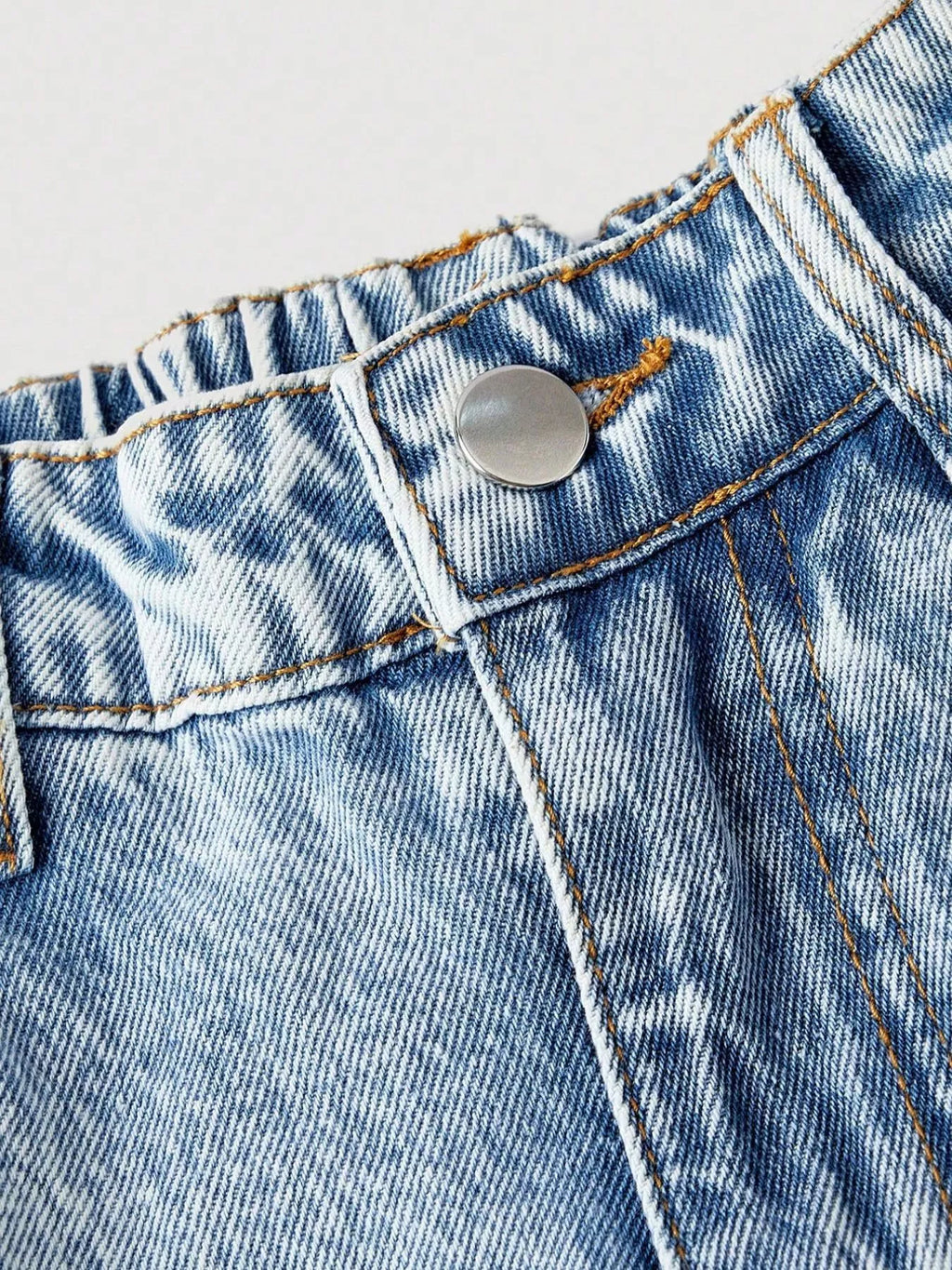 Embroidered Heart Wide-Leg Jeans