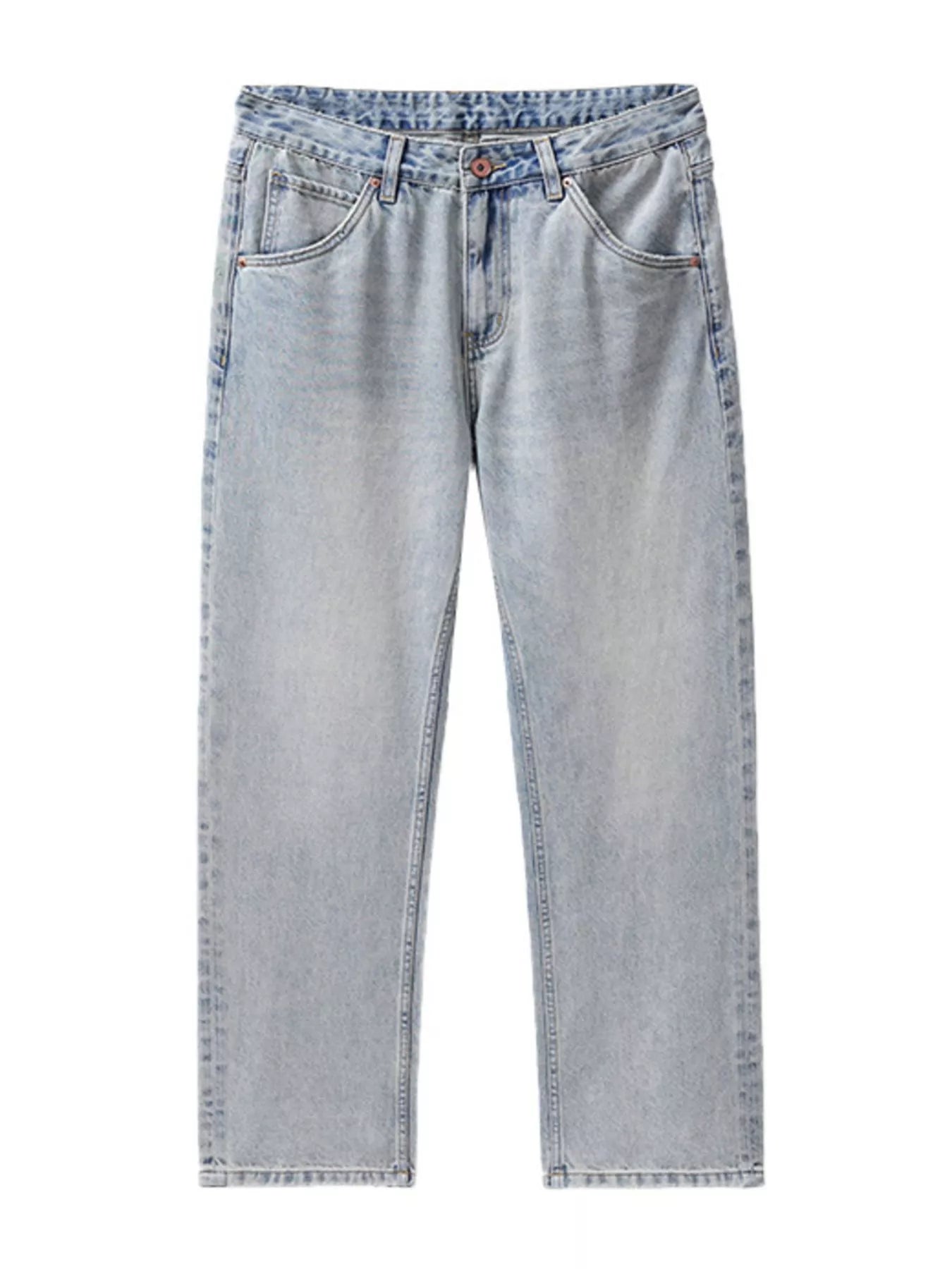Men's Wash Wide Leg Jeans