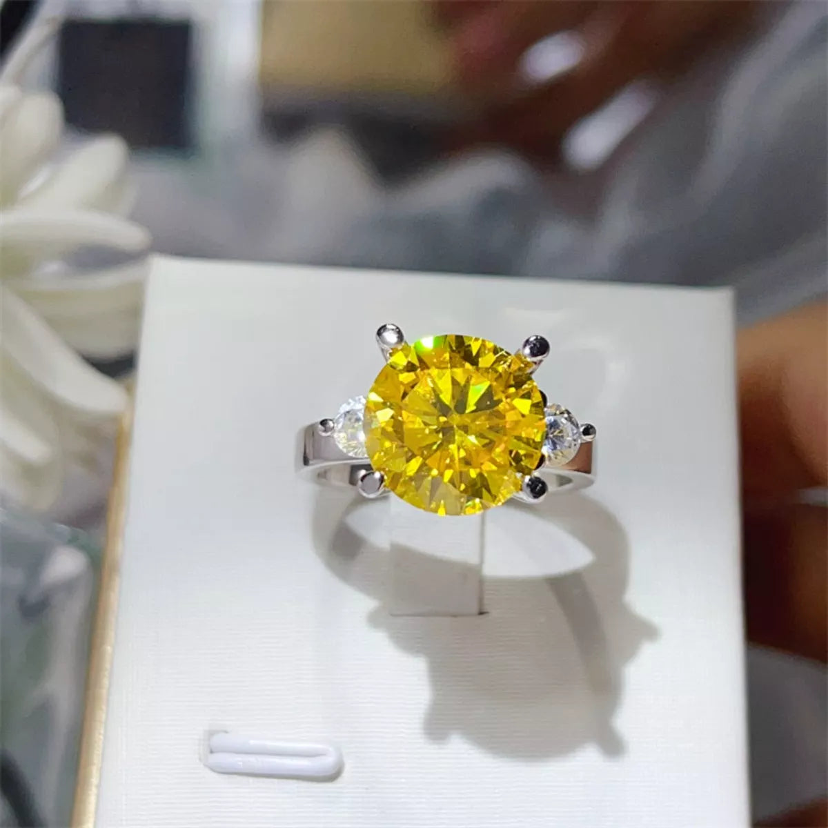 5 Carat Moissanite 925 Sterling Silver Ring