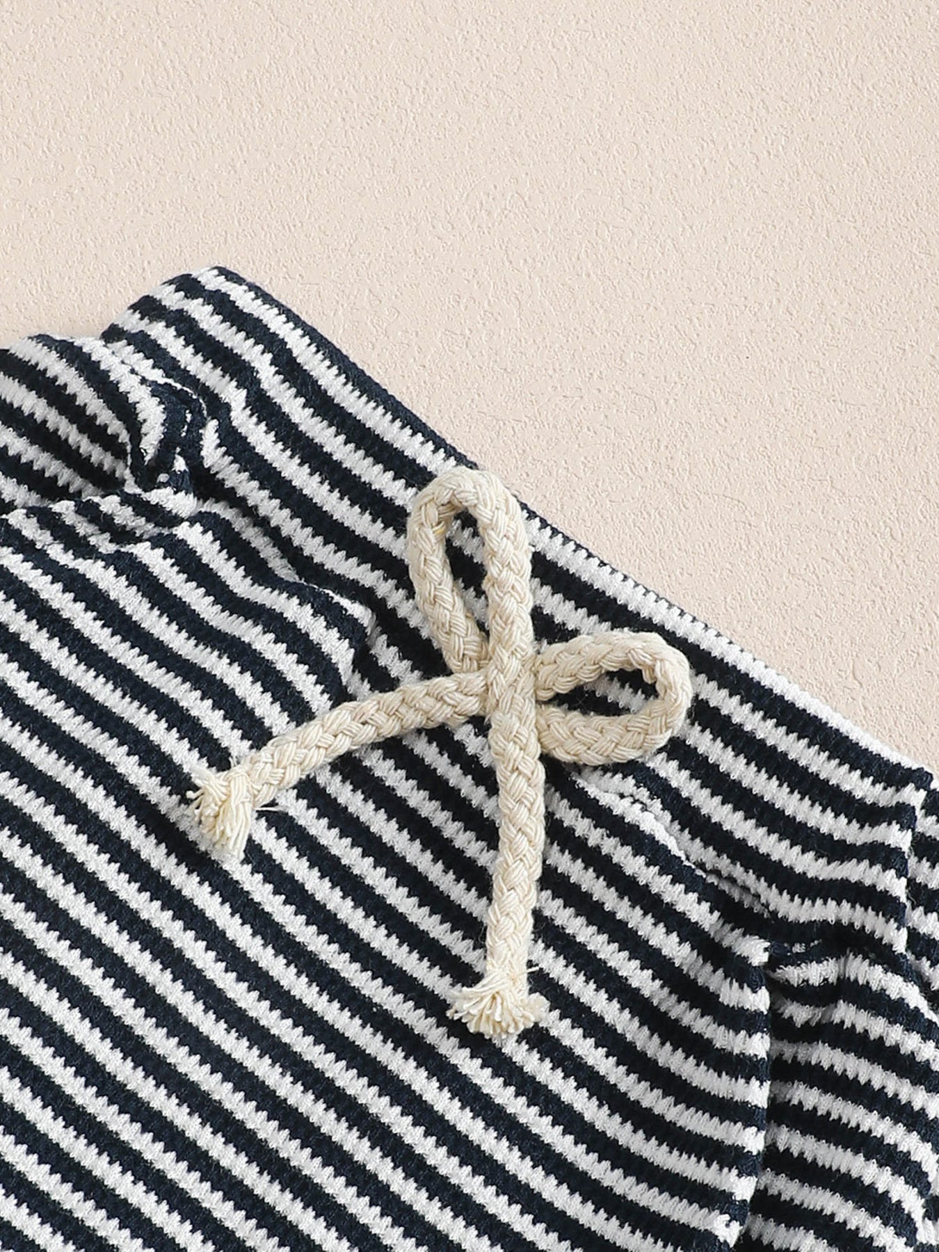Children's Striped Pocket Sweatshirt & Pants Set