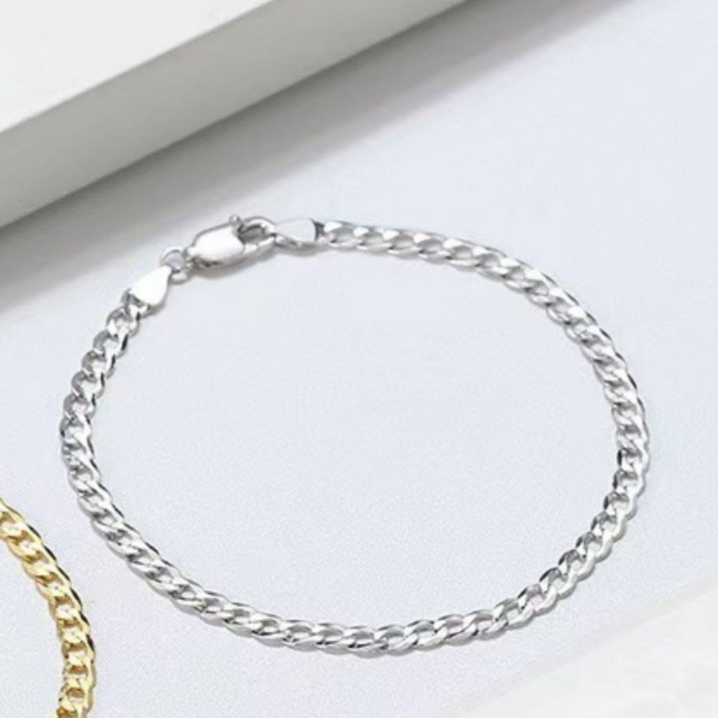 925 Sterling Silver Chain Bracelet
