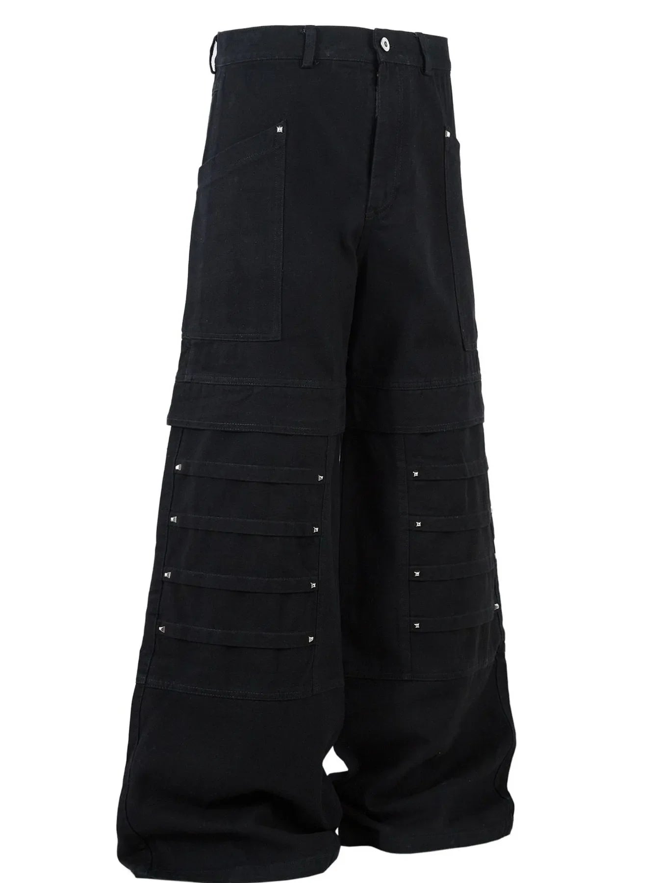 Men's Wide Leg Cargo Jeans