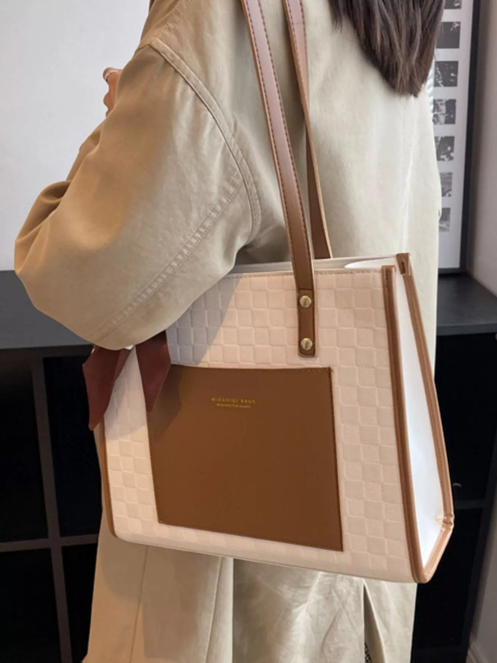 Color Block Shoulder Bag