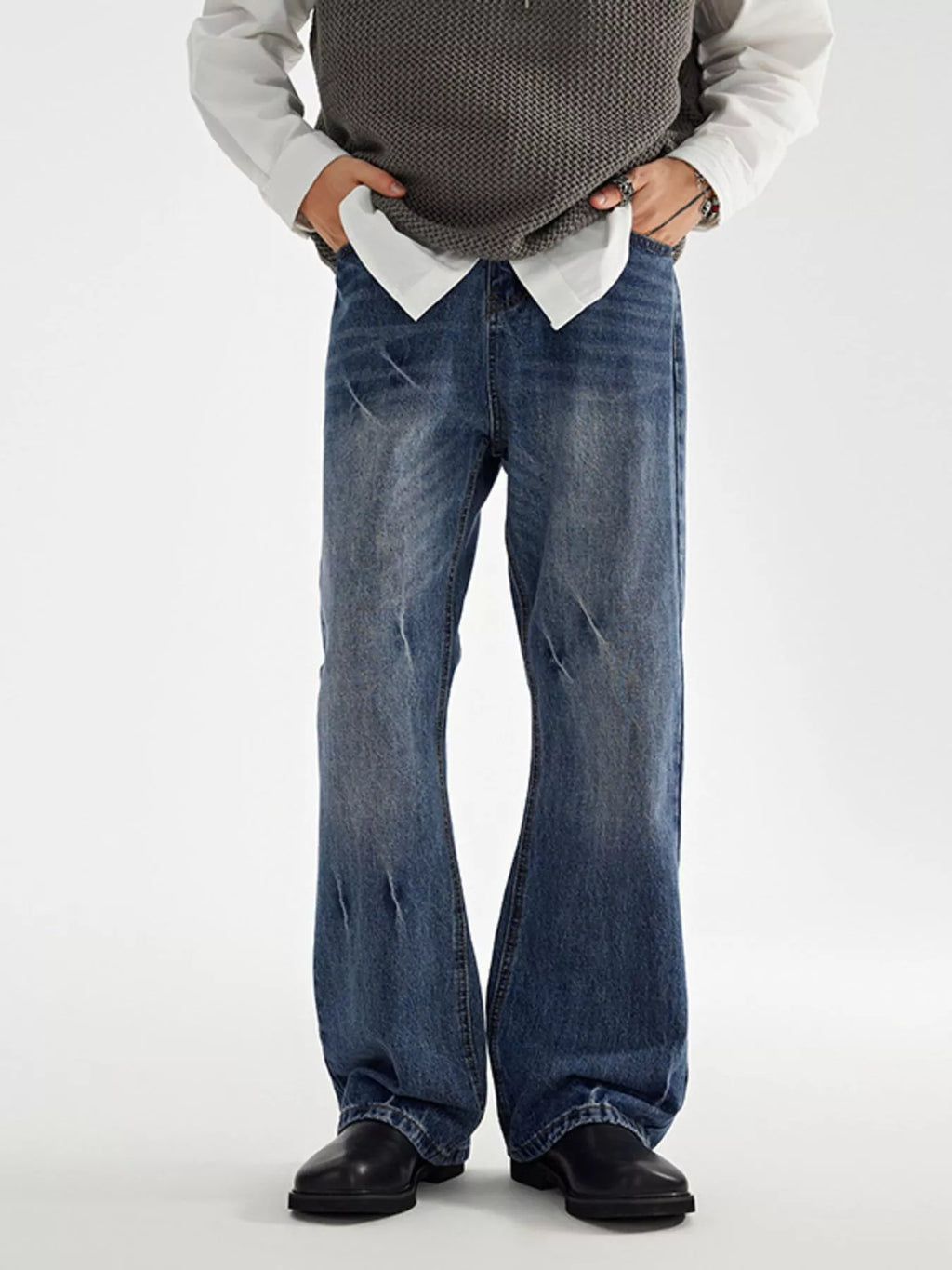 Men's Wide Leg Jeans