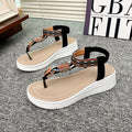 Toe Post Wedge Sandals