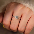 1 Carat 925 Sterling Silver Moissanite Ring