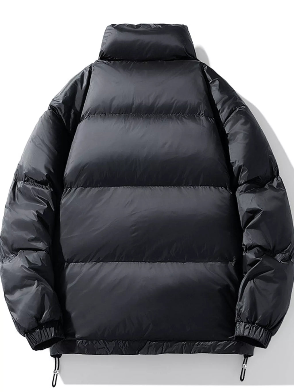 Men's Plus Size Zip Up Winter Puffer Jacket