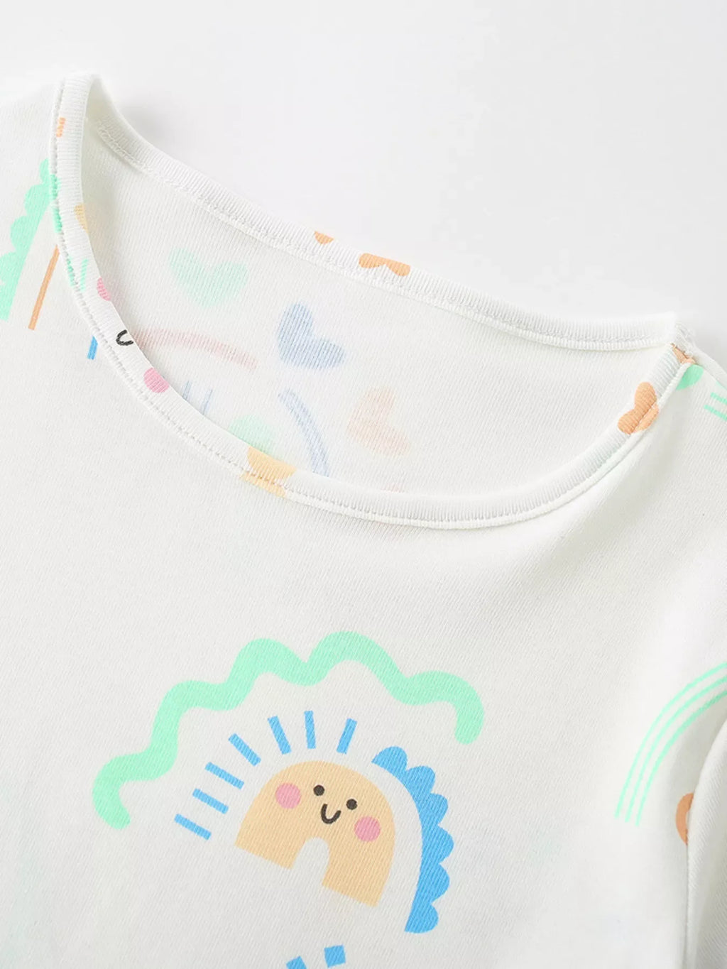 Children's Rainbow Print Short Sleeve T-Shirt