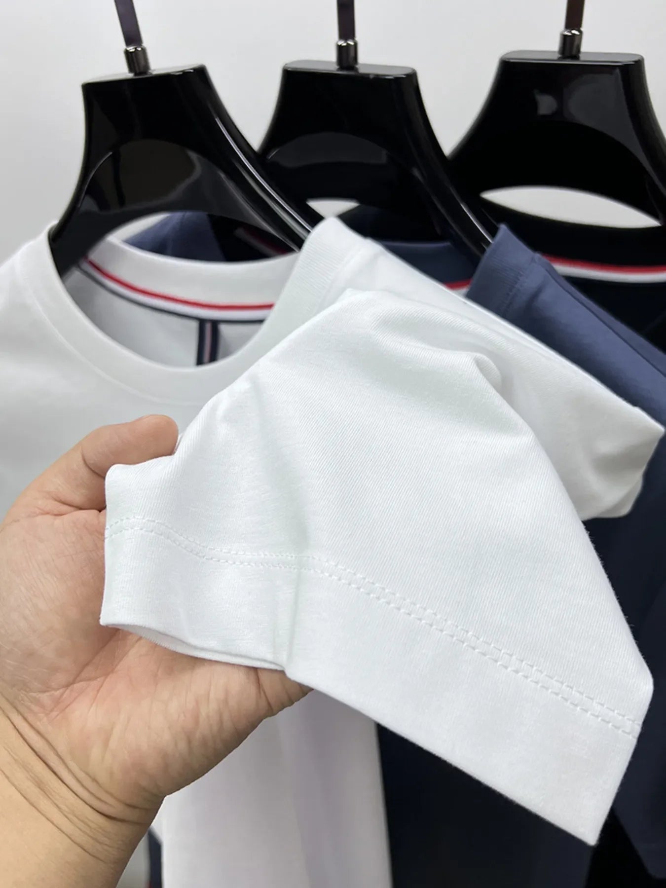 Men's Plus Size Round Neck Short Sleeve T-Shirt