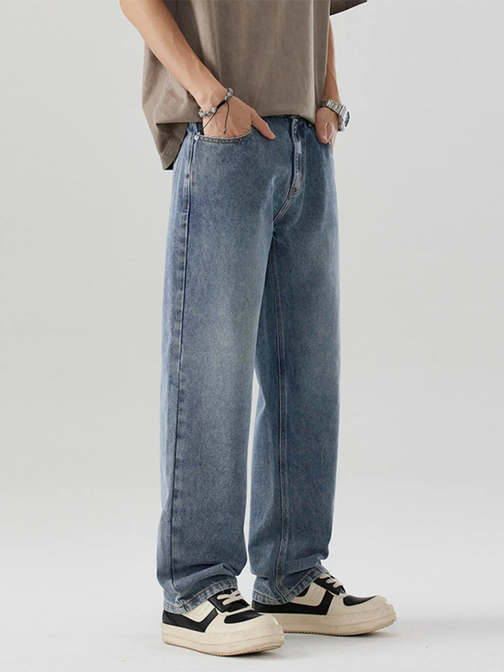 Men's Wide Leg Jeans