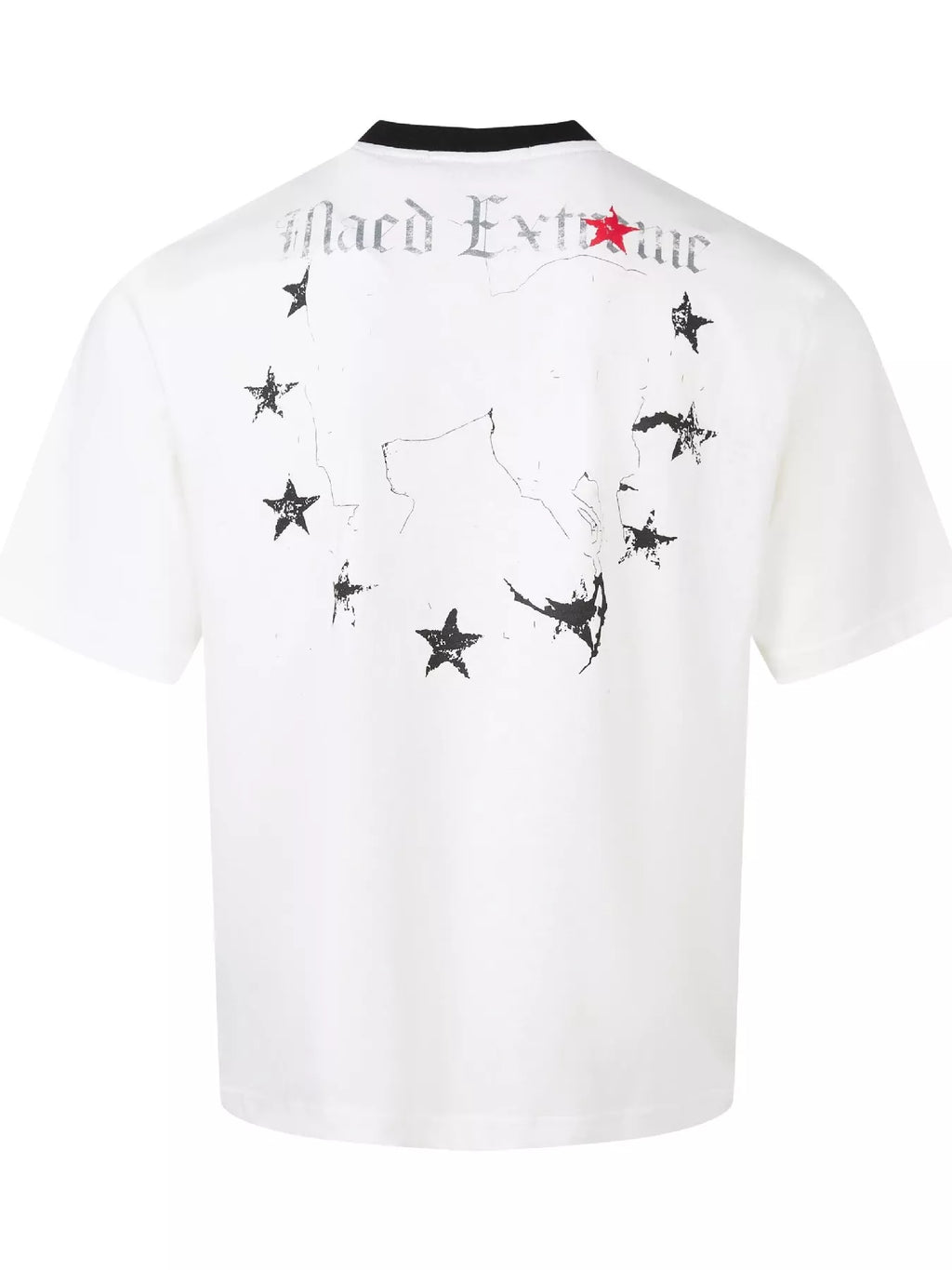 Men's Cat Star Graphic Short Sleeve T-Shirt