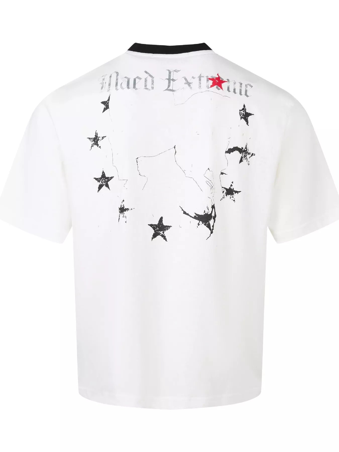 Men's Cat Star Graphic Short Sleeve T-Shirt