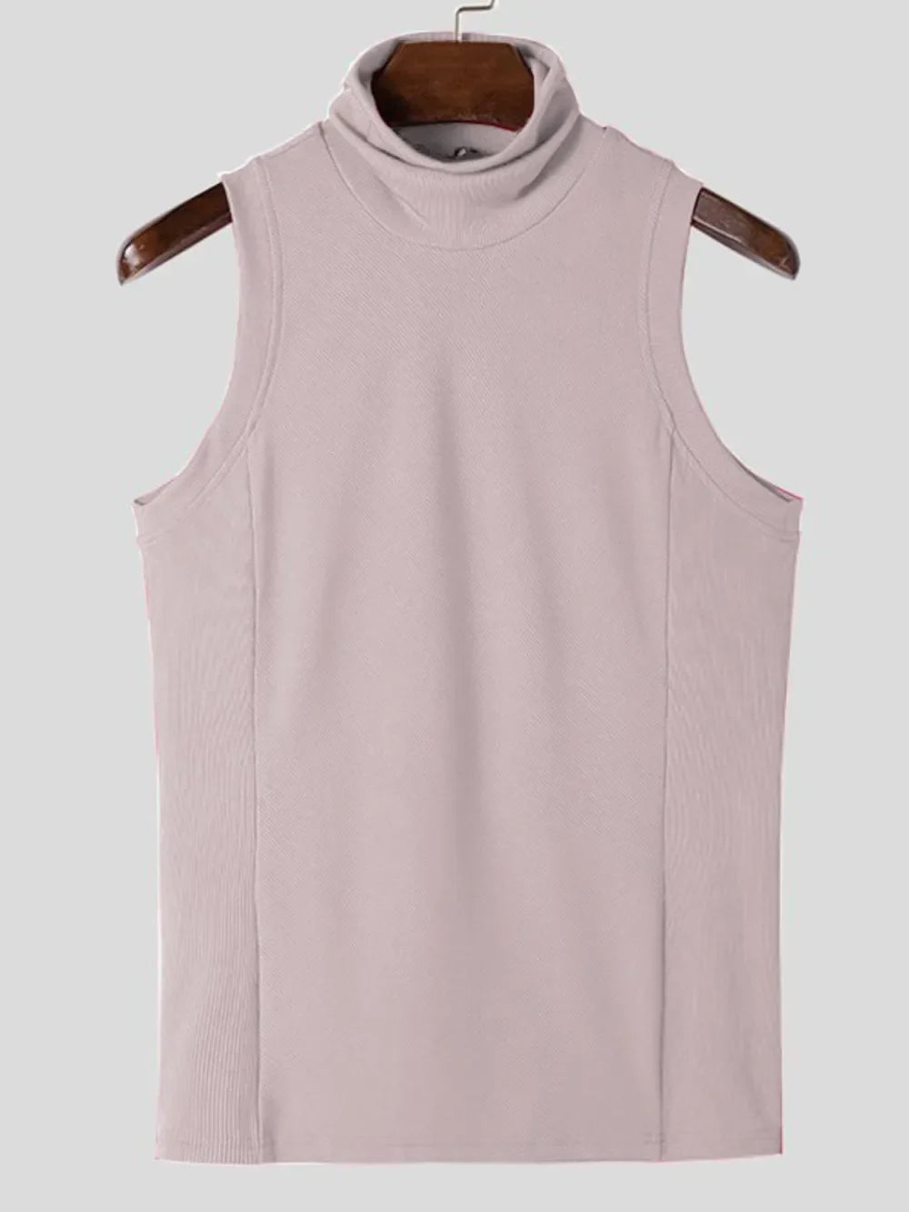Men's Full Size Turtleneck Slim Tank Plus Size