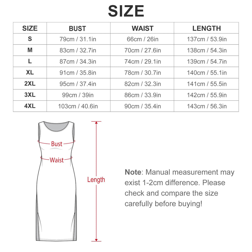 Baha Ranch Turquoise Naja Sleeveless Bodycon Side Slit Maxi Dress