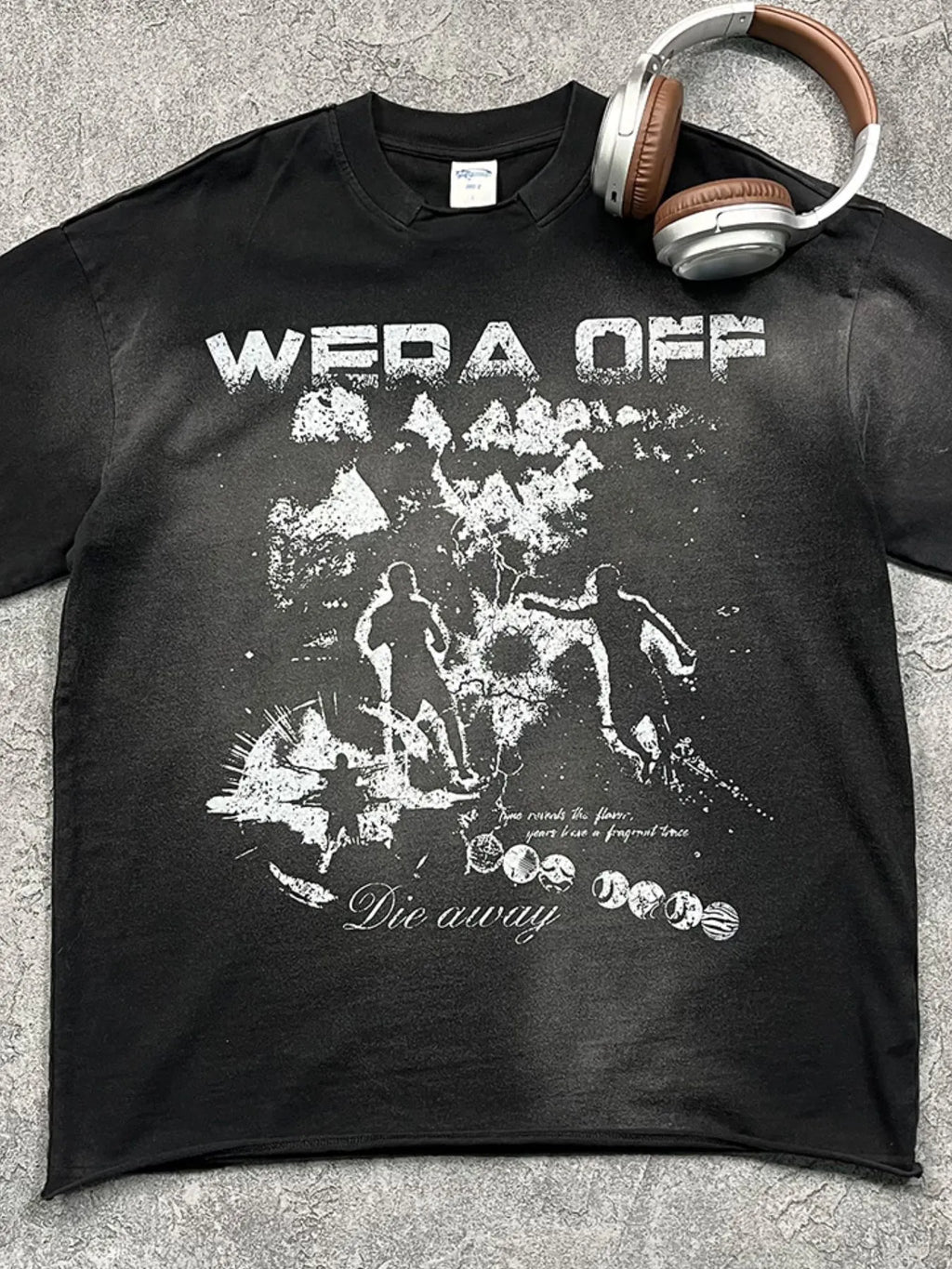Men's Graphic Round Neck Short Sleeve T-Shirt