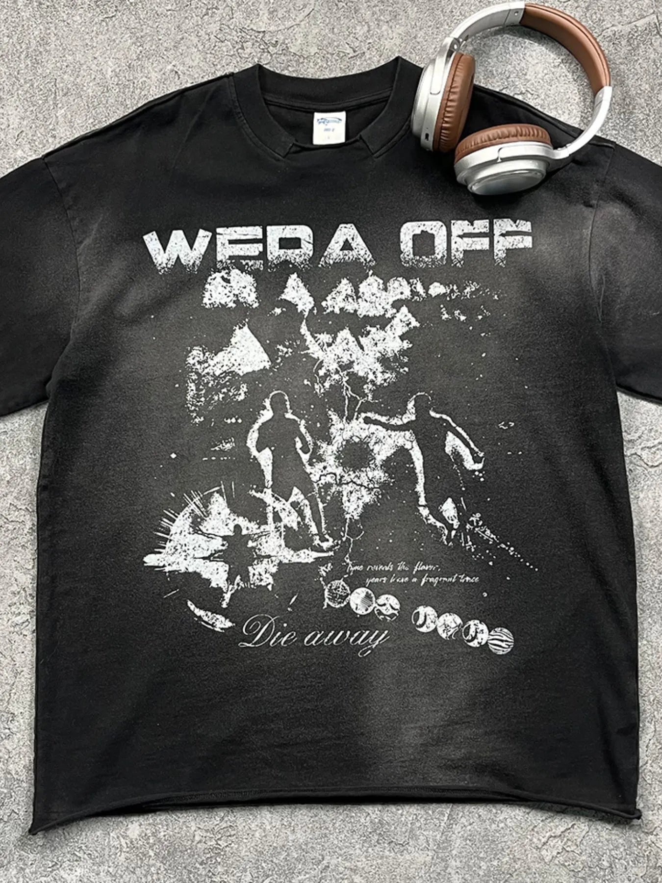 Men's Graphic Round Neck Short Sleeve T-Shirt