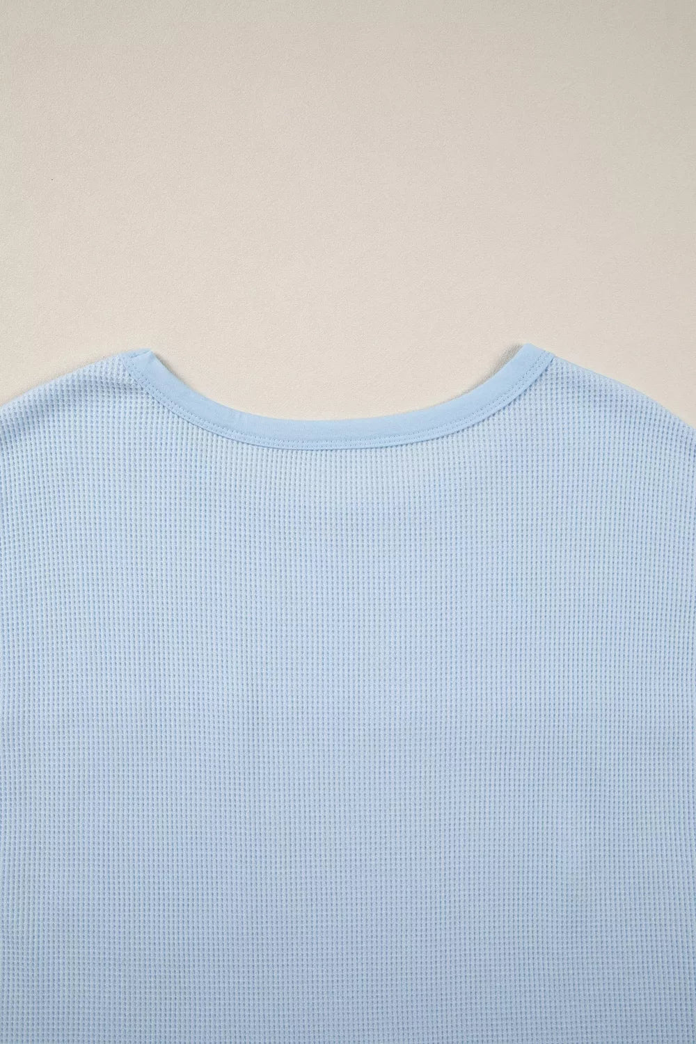 Waffle Knit Pocket T-Shirt