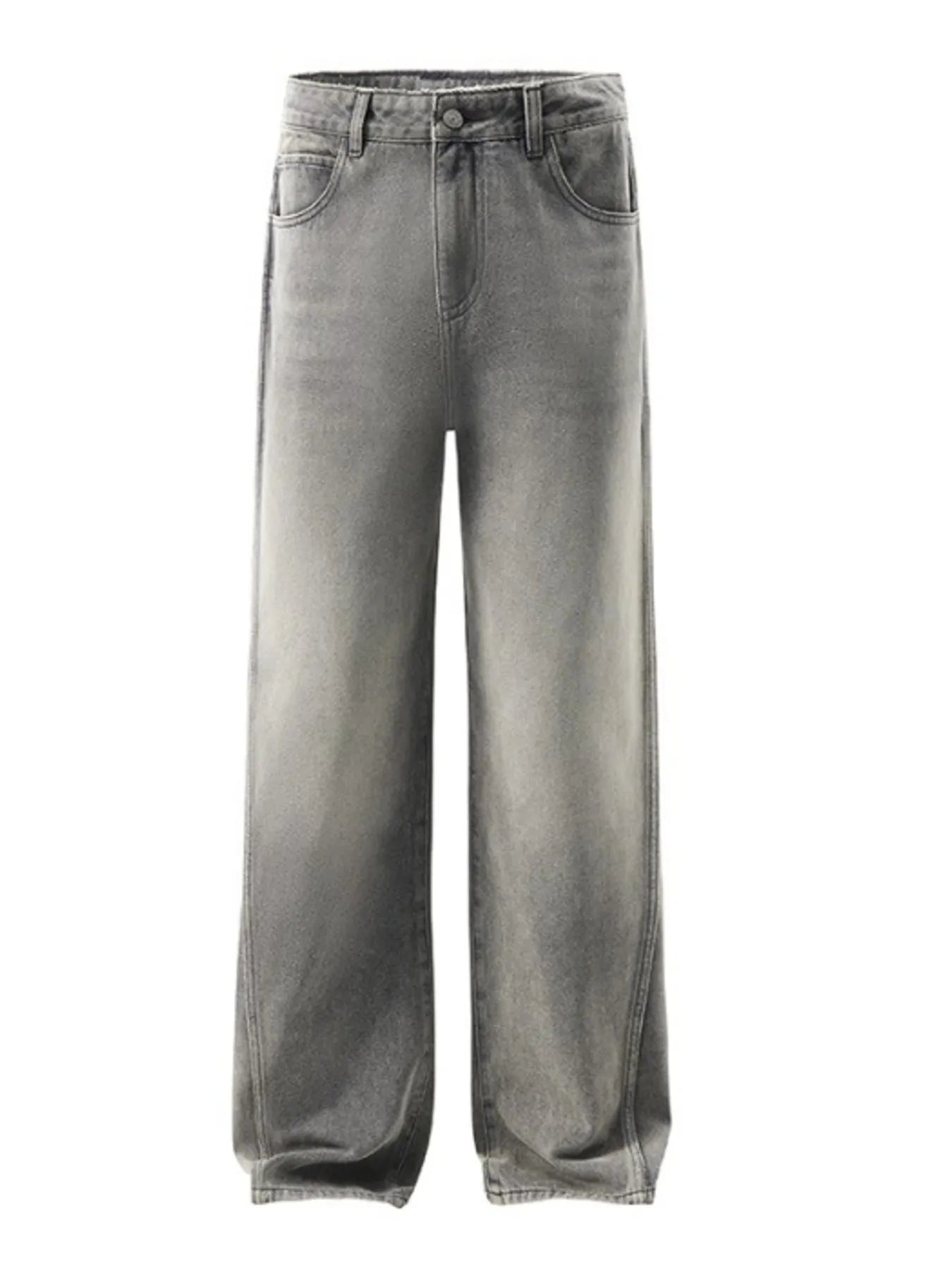 Men's Wash Wide Leg Jeans
