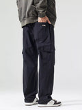 Men's Full Size Wide Leg Cargo Pants Plus Size