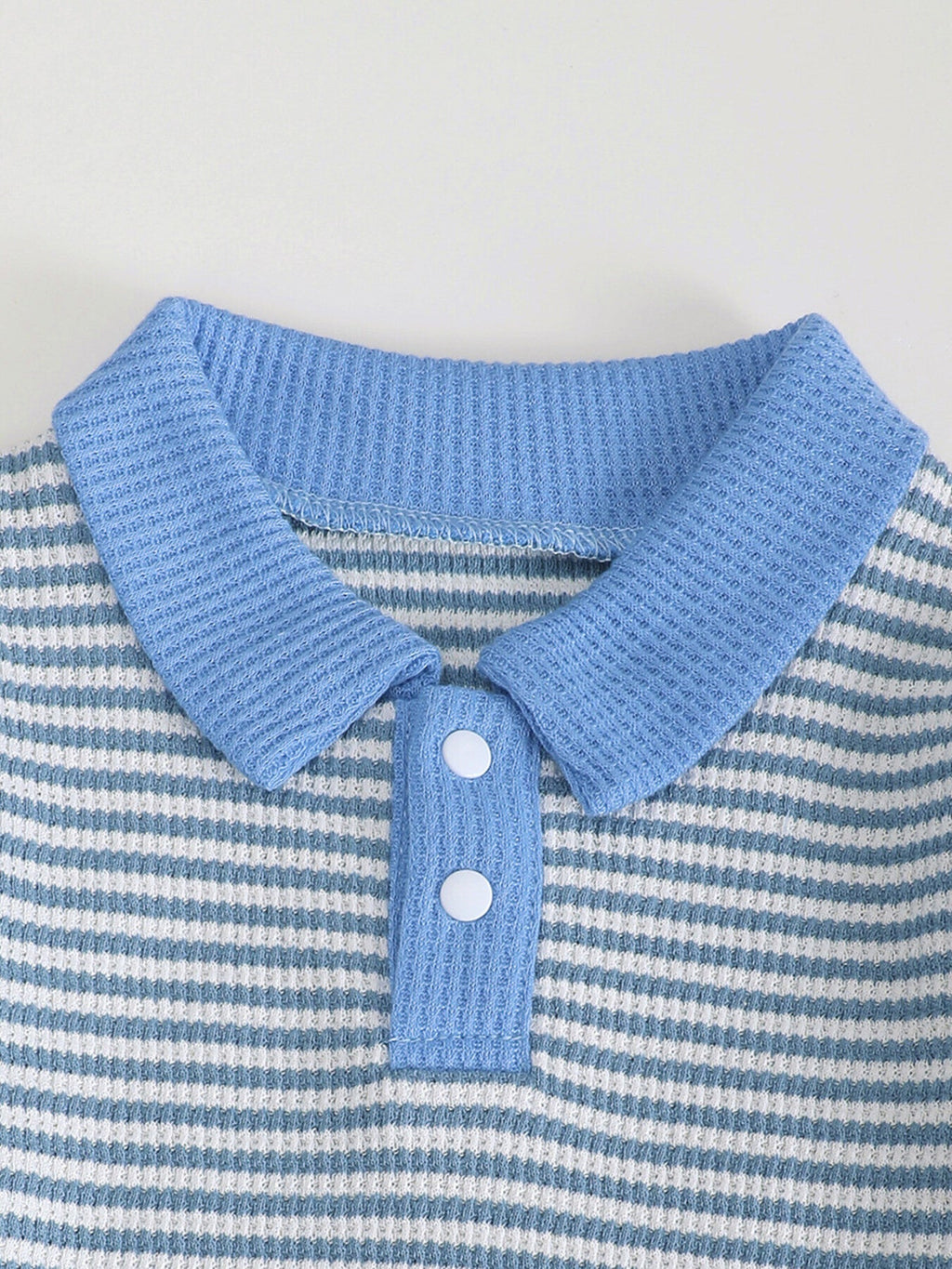 Children's Striped Polo Shirt & Pants Set