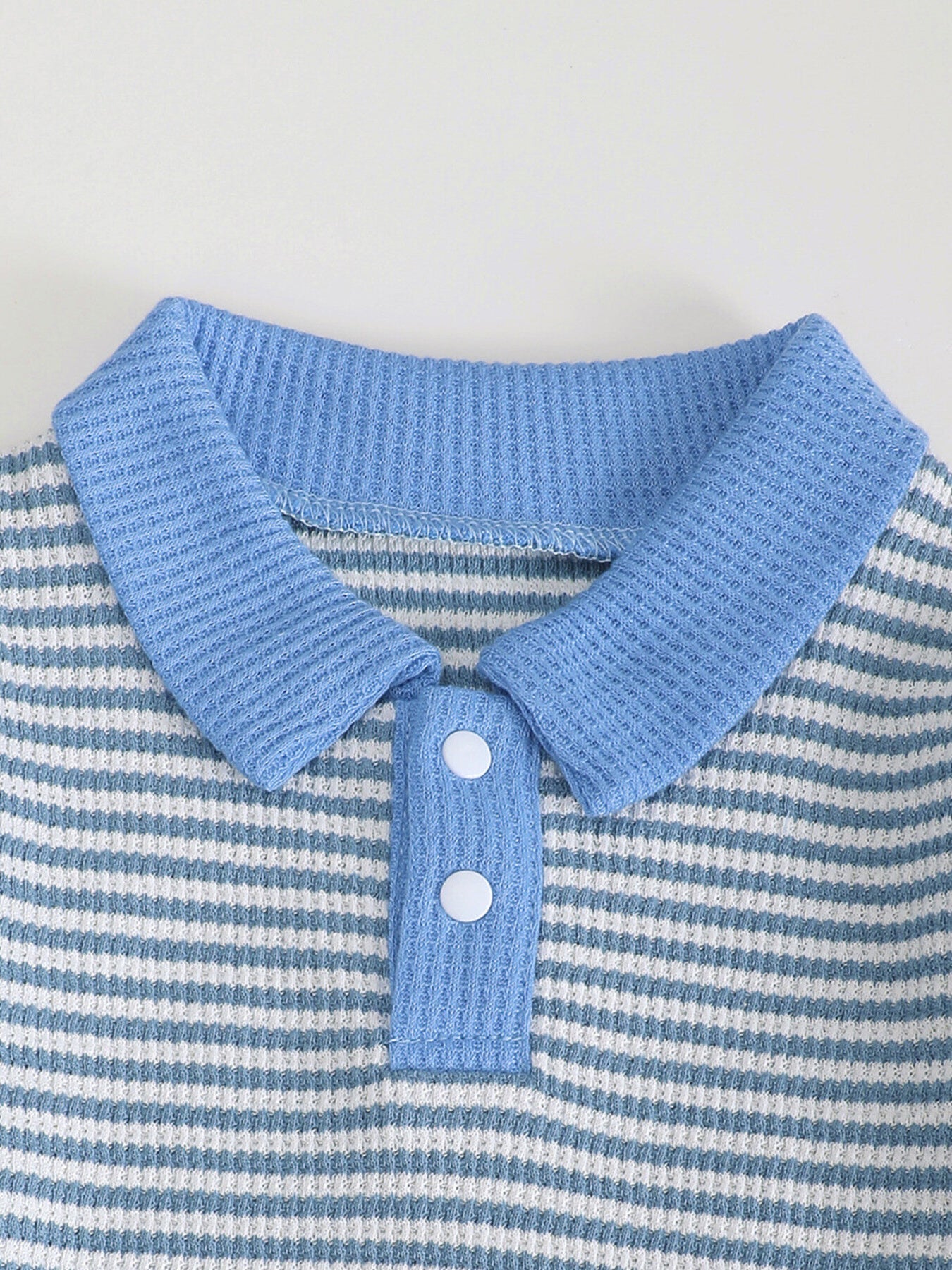 Children's Striped Polo Shirt & Pants Set