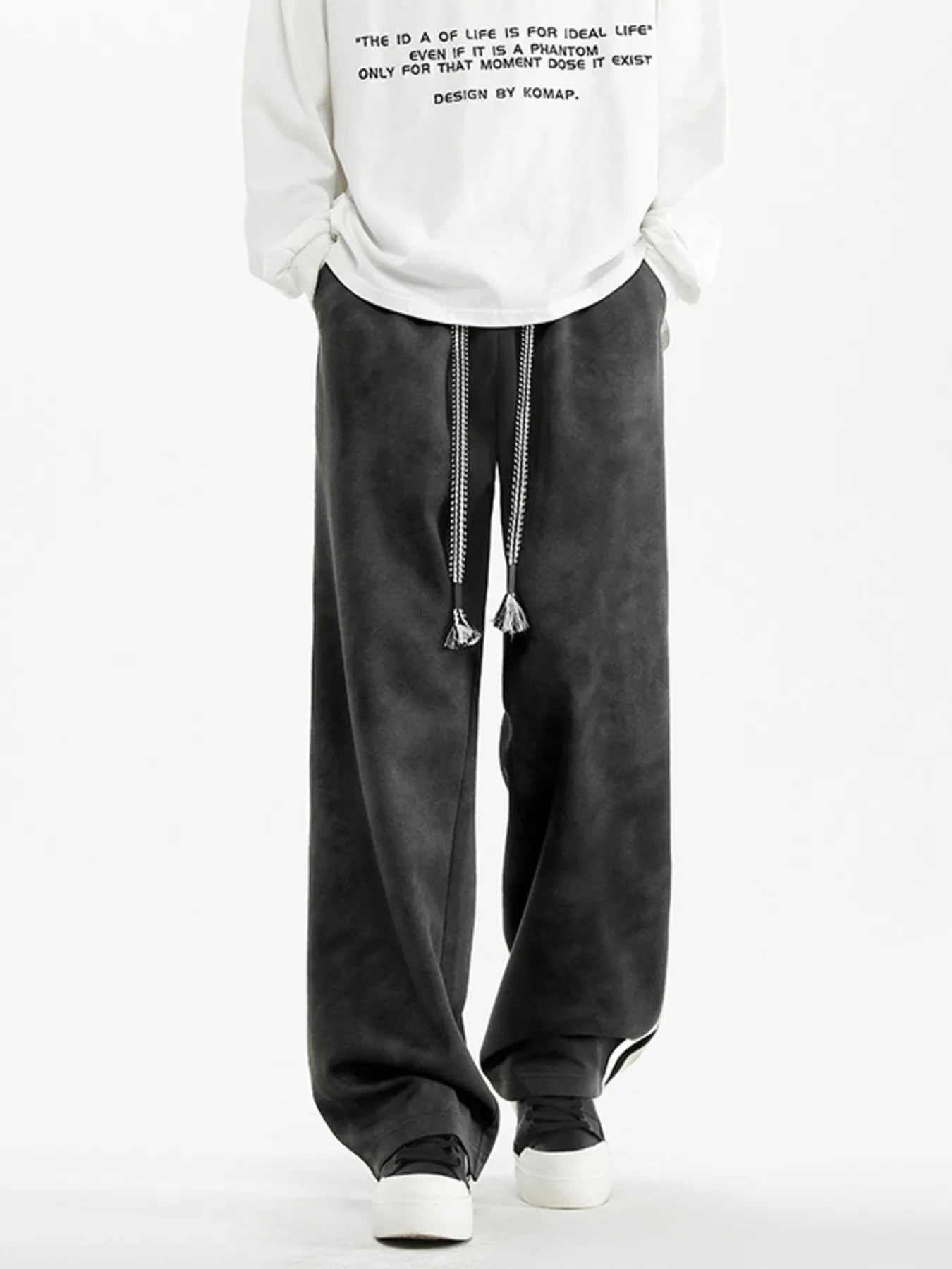 Men's Plus Size Drawstring Loose Fit Pants