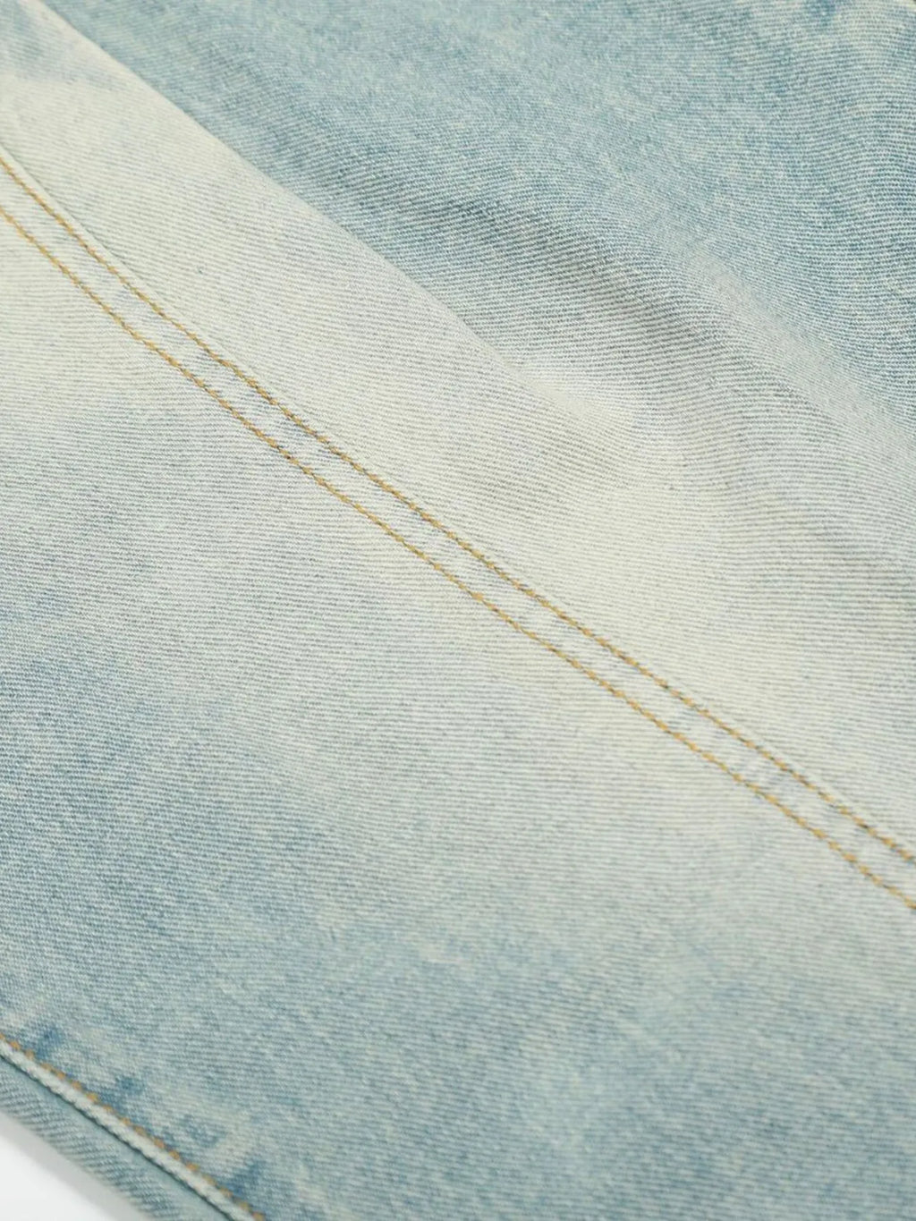 Men's Washed Wide Leg Jeans