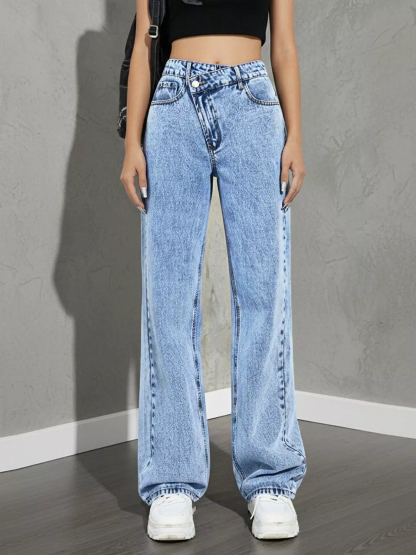 High Waist Wide Leg Jeans