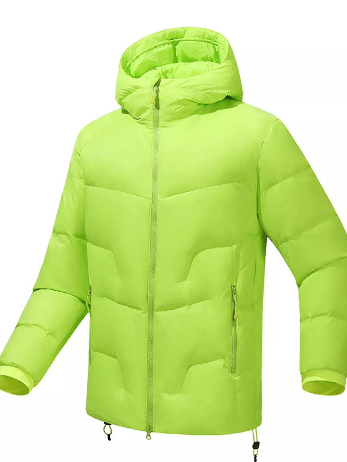 Men's Plus Size Hooded Padded Winter Puffer Jacket