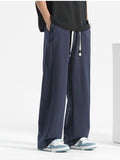Men's Plus Size Casual Loose-Fit Drawstring Pants