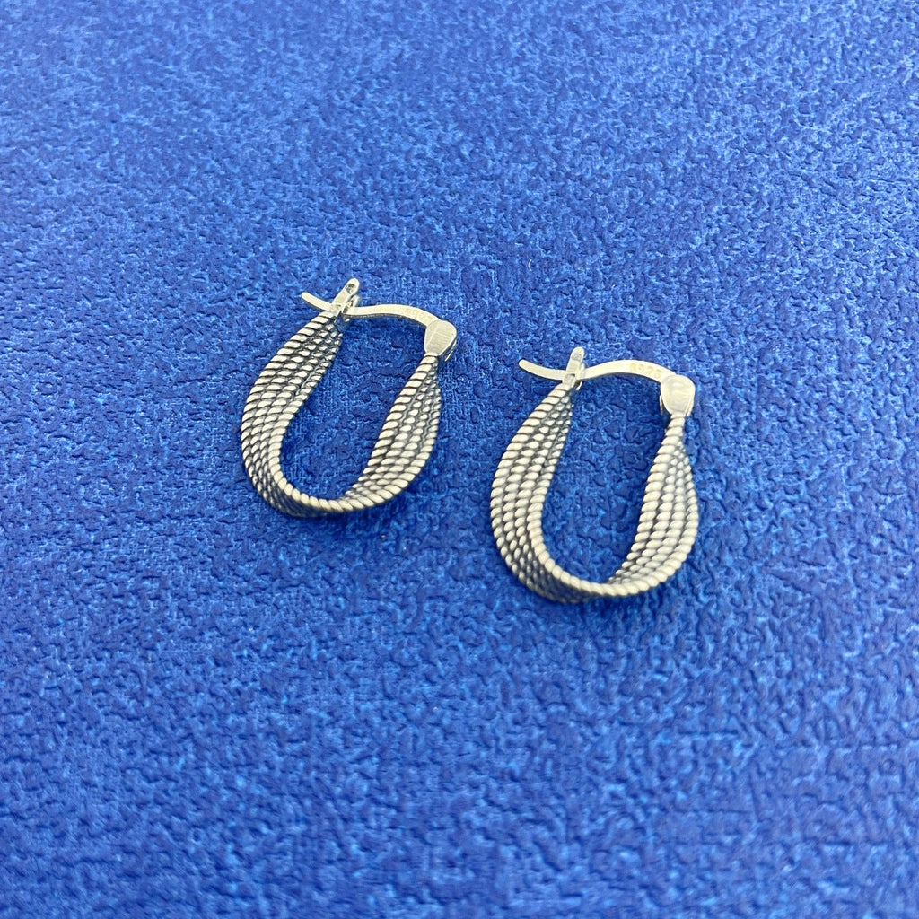 925 Sterling Silver Hoop Earrings