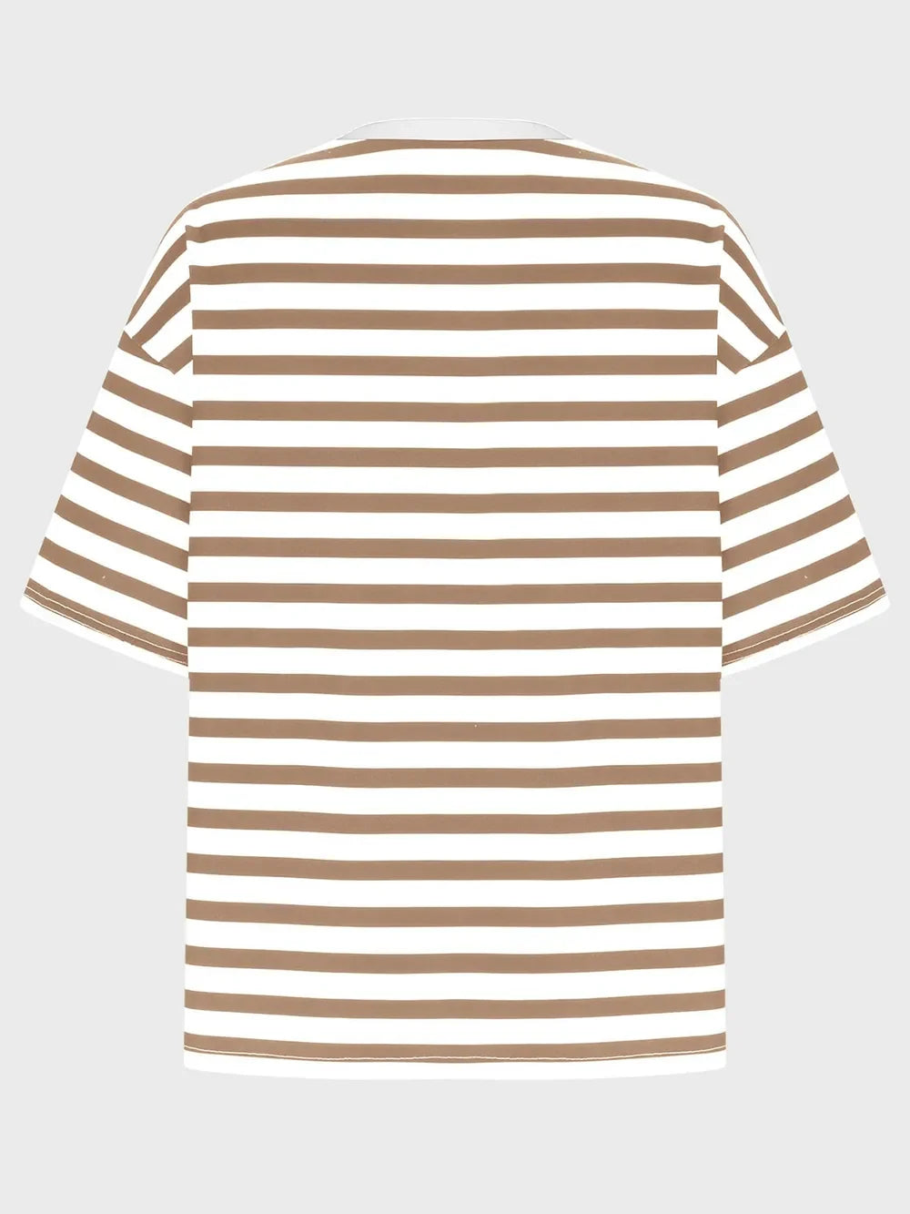Striped Round Neck Half Sleeve T-Shirt