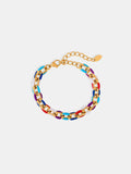 Titanium Steel Oil Drip Chain Bracelet