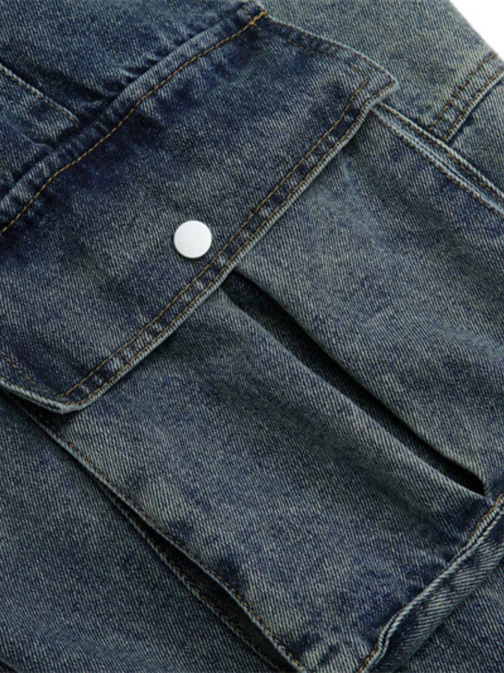 Men's Wide Leg Cargo Jeans