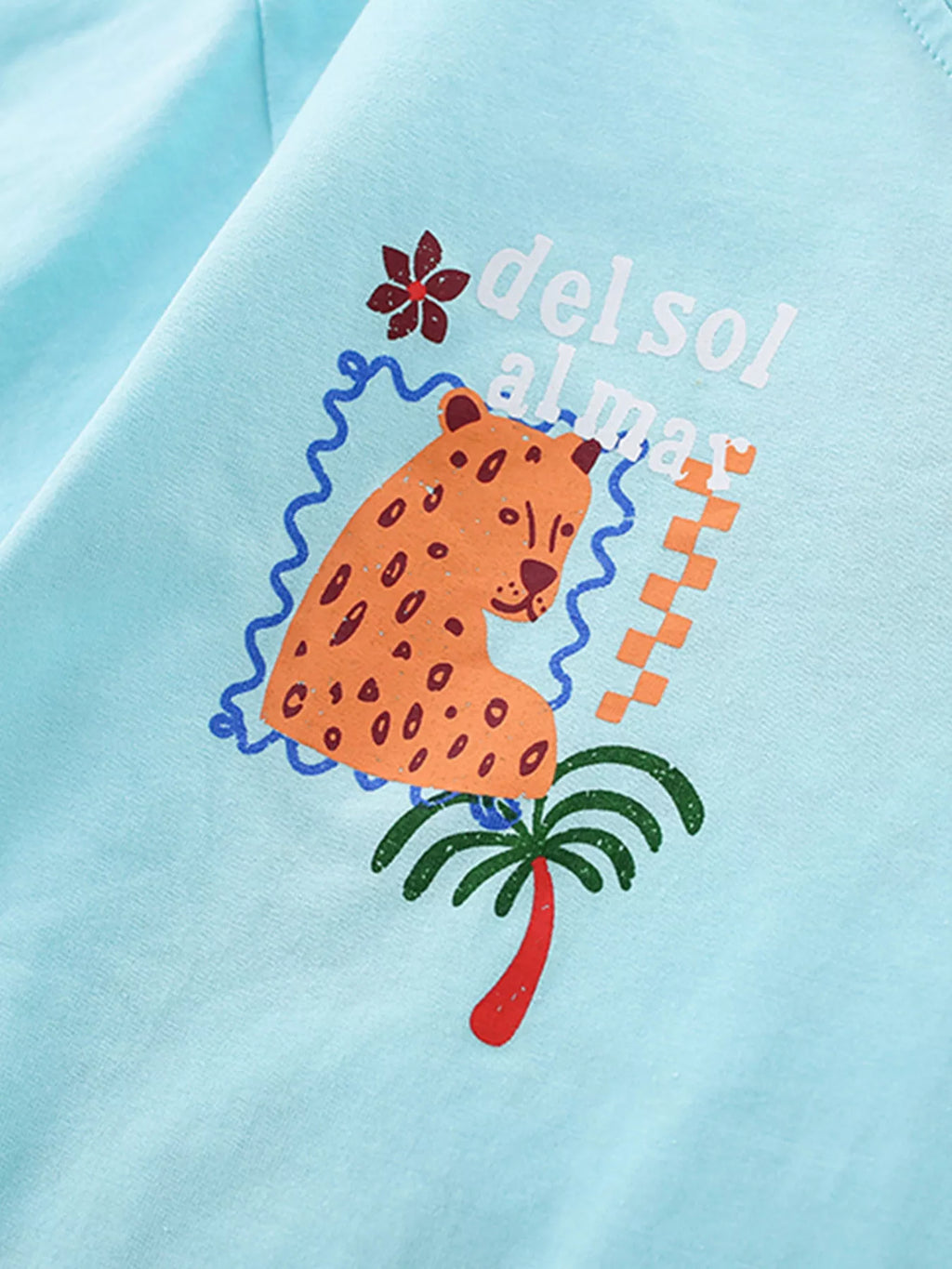 Children's Cartoon Graphic Short Sleeve T-Shirt