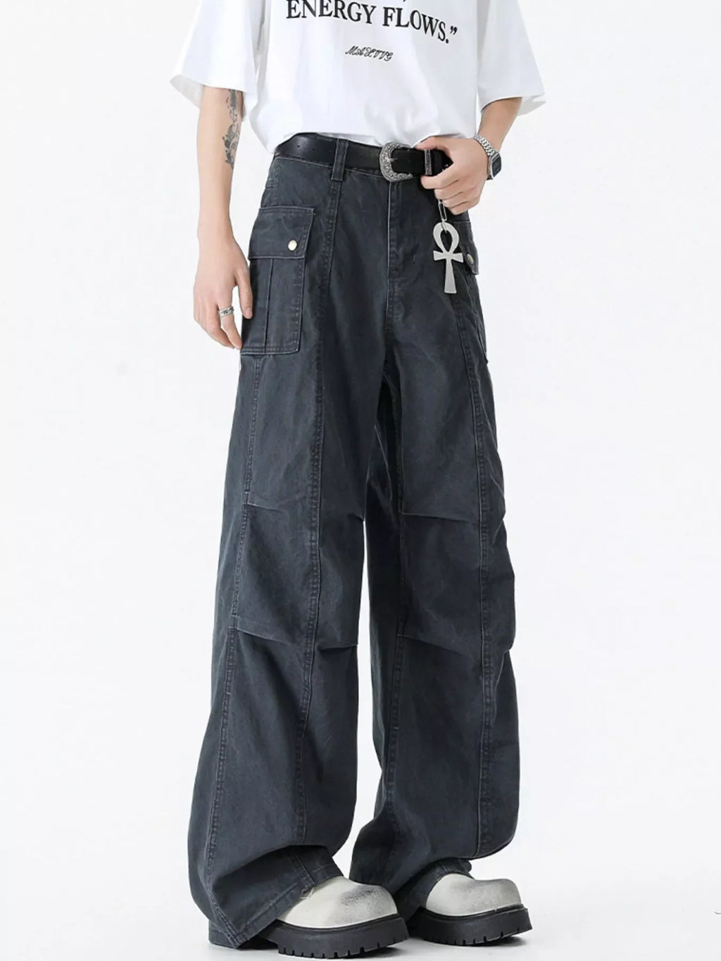 Men's Wide Leg Jeans