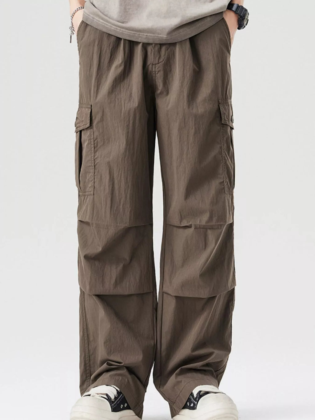 Men's Full Size Loose Fit Cargo Pants Plus Size