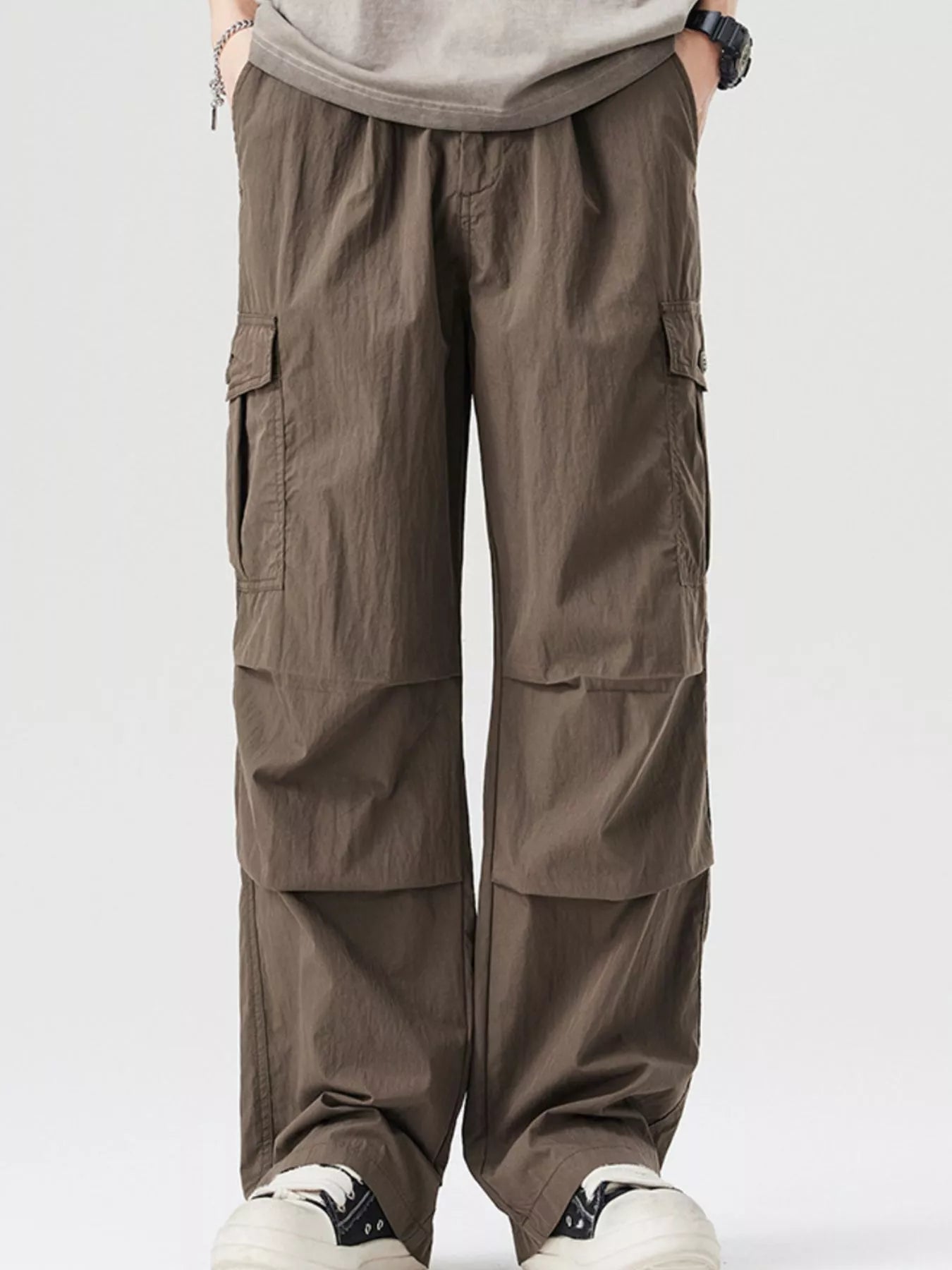 Men's Full Size Loose Fit Cargo Pants Plus Size