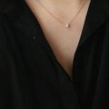 925 Sterling Silver Zircon Necklace