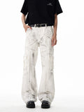Men's Wide Leg Cargo Jeans