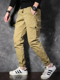 Men's Cargo Pants with Drawstring