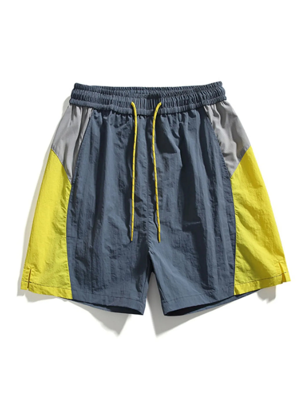 Men's Drawstring Color Block Shorts
